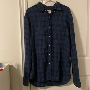 Men’s Club Monaco Plaid Shirt
